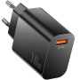 ESSAGER S9 GaN adapter za hitro polnjenje z vhodom USB-A - 18W - črn