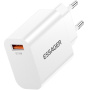 ESSAGER S9 GaN adapter za hitro polnjenje z vrati USB-A - 18W - bel