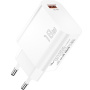 ESSAGER S9 GaN adapter za hitro polnjenje z vrati USB-A - 18W - bel