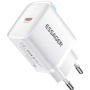 ESSAGER ES-CD52 hitri polnilni adapter s priključkom USB-C - 30W - bel