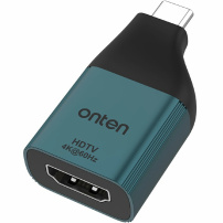 ONTEN UC102 video adapter - HDMI na USB-C - petrolejska