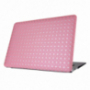 Zaščitna prevleka / ovitek z usnjeno površino in vzorcem bleščic za MacBook Air 13 "(A1369 / A1466) - roza