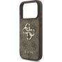 Guess 4G Metal Logo ovitek za iPhone 17 Pro - rjav