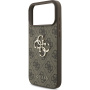 Guess 4G Metal Logo ovitek za iPhone 17 Pro Max - rjav