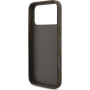 Guess 4G Metal Logo ovitek za iPhone 17 Pro Max - rjav