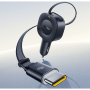 Baseus PrimeTrip VR2 komplet avtopolnilca z vrati USB-C in izvlečnega kabla USB-C - 60W - 0,8 m - črna