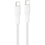BELKIN Boost Charge Pro pleten polnilni kabel - USB-C na USB-C - 2 m - bel