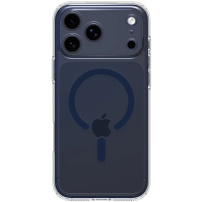 Spigen Ultra Hybrid prozoren ovitek z modrim MagSafe za iPhone 17 Pro Max - prozoren