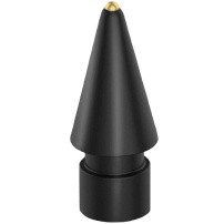 Nadomestno pero z zlato konico za Apple svinčnik 1 / 2 / USB-C / Pro - style 3.0 - črn