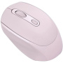 Ergonomska brezžična miška Bluetooth - roza