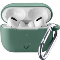 Cellularline Bounce zaščitni ovitek s karabinom za AirPods Pro - zelena