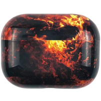 Ovitek iz trde plastike z vzorcem za AirPods Pro - ogenj
