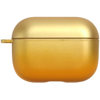 Ovitek s pisanim prehodom in karabinom za AirPods Pro - zlati
