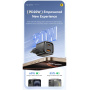 ESSAGER ES-CD54 mini hitri polnilni adapter s priključki USB-C / USB-A - 20W - bel