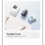 ESSAGER ES-CD52 hitri polnilni adapter s priključkom USB-C - 30W - bel