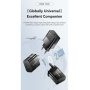 ESSAGER X9 GaN adapter za hitro polnjenje z vrati USB-C - 30W - bel