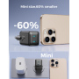 JOYROOM JR-TCG17 GaN hitri polnilni adapter z 2x USB-C vrati - 45W - črn