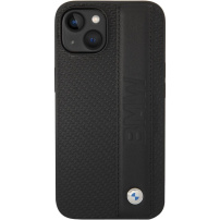 BMW Signature Big Logo etui za iPhone 14 Plus - črna