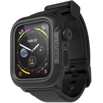 Catalyst trpežen vodoodporen etui s pasom za Apple Watch 44mm - črn