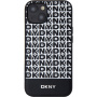 DKNY Spodnji črtasti ovitek s ponavljajočim se vzorcem z MagSafe za iPhone 14 - črn
