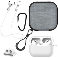 Praktični komplet 5v1 za AirPods Pro - bela