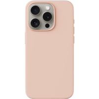 EPICO Mag+ silikonovski ovitek z MagSafe za iPhone 15 Pro - roza