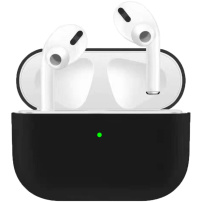 Ultra tanek silikonski etui za AirPods Pro - črna