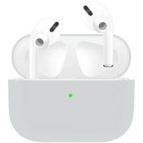 Ultra tanek silikonski etui za AirPods Pro - kamnito siva