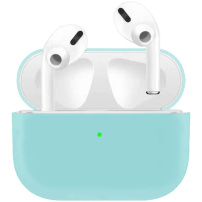 Ultra tanek silikonski etui za AirPods Pro - azurni