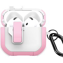 DUX DUCIS Pecp trpežen ovitek s karabinom za AirPods 4 / 5 - roza