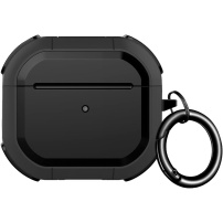 Trpežen ovitek z ojačanimi robovi za AirPods 4 / 5 - črn