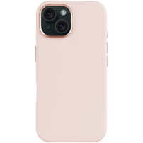 FIXED MagFlow silikonski etui z MagSafe za iPhone 15 - roza