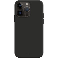 FIXED MagFlow silikonski etui z MagSafe za iPhone 14 Pro Max - črna