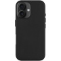 FIXED MagLeather Leather Cover z MagSafe za iPhone 16 Plus - črn