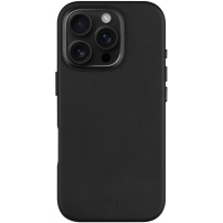 FIXED MagLeather Leather Cover z MagSafe za iPhone 16 Pro - črn