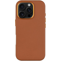 FIXED MagLeather Leather Cover z MagSafe za iPhone 16 Pro Max - rjav