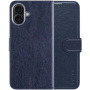 FIXED Preklopna torbica Opus za iPhone 16 Plus - temno modra