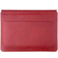 FIXED Oxford usnjen etui za iPad Pro 12,9" (2015/2017) / MacBook Pro 13" - rdeče