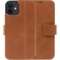 FIXED ProFit usnjen etui za iPhone 12 / 12 Pro - rjava