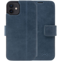 FIXED ProFit usnjen etui za iPhone 12 / 12 Pro - modro
