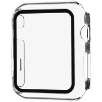 FIXED Pure zaščitni etui s temperiranim steklom za Apple Watch 40mm - jasno