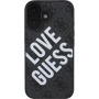 Guess Ovitek 4G Big Love Logo z MagSafe za iPhone 16 - siv