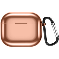 Zaščitni kovinski ovitek za AirPods 3 - roza-zlato