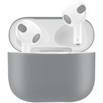 Zaščitni silikonski ovitek za AirPods 3 - siva