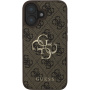 Guess 4G Metal Logo ovitek za iPhone 16 Plus - rjav