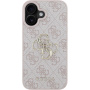 Guess 4G Metal Logo ovitek za iPhone 16 Plus - roza