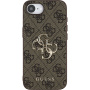 Guess 4G Metal Logo ovitek za iPhone 16e / 17e - rjav