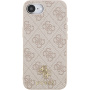 Guess 4G Small Metal Logo ovitek z MagSafe za iPhone 16e / 17e - roza