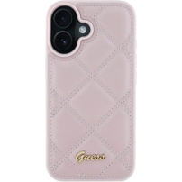 Guess Prešit ovitek za iPhone 16 - roza