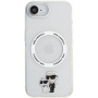 Karl Lagerfeld IML Karl and Choupette ovitek z MagSafe za iPhone 16e / 17e - prozoren
